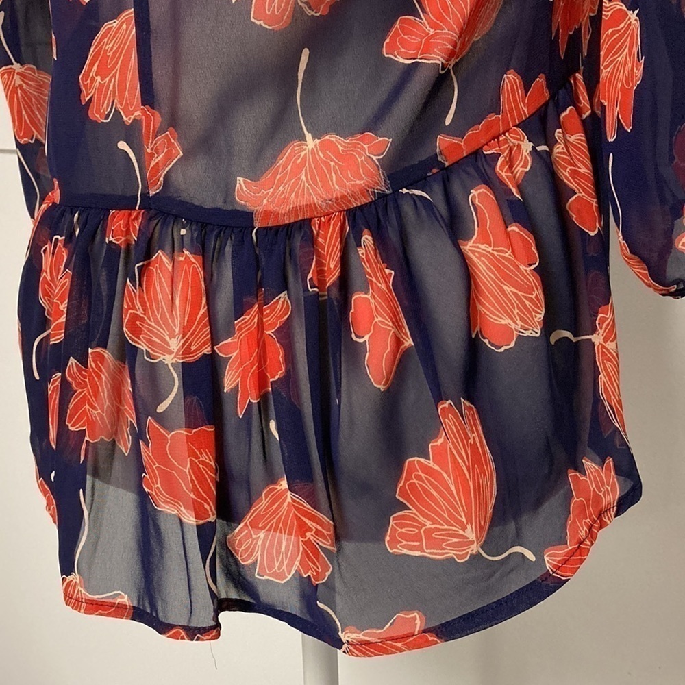 Needle & Thread Sheer Floral Top - Picture 8 of 10